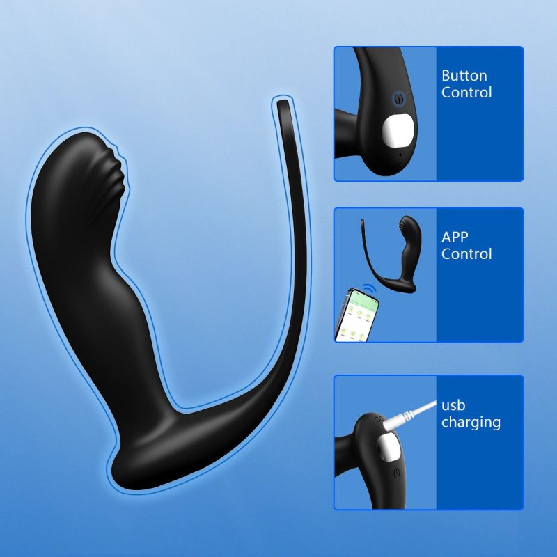 Vibrating Prostate Massager Vibrator Anal Plug - Image 5