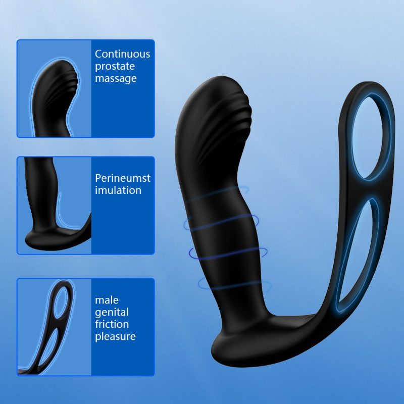 Vibrating Prostate Massager Vibrator Anal Plug - Image 4